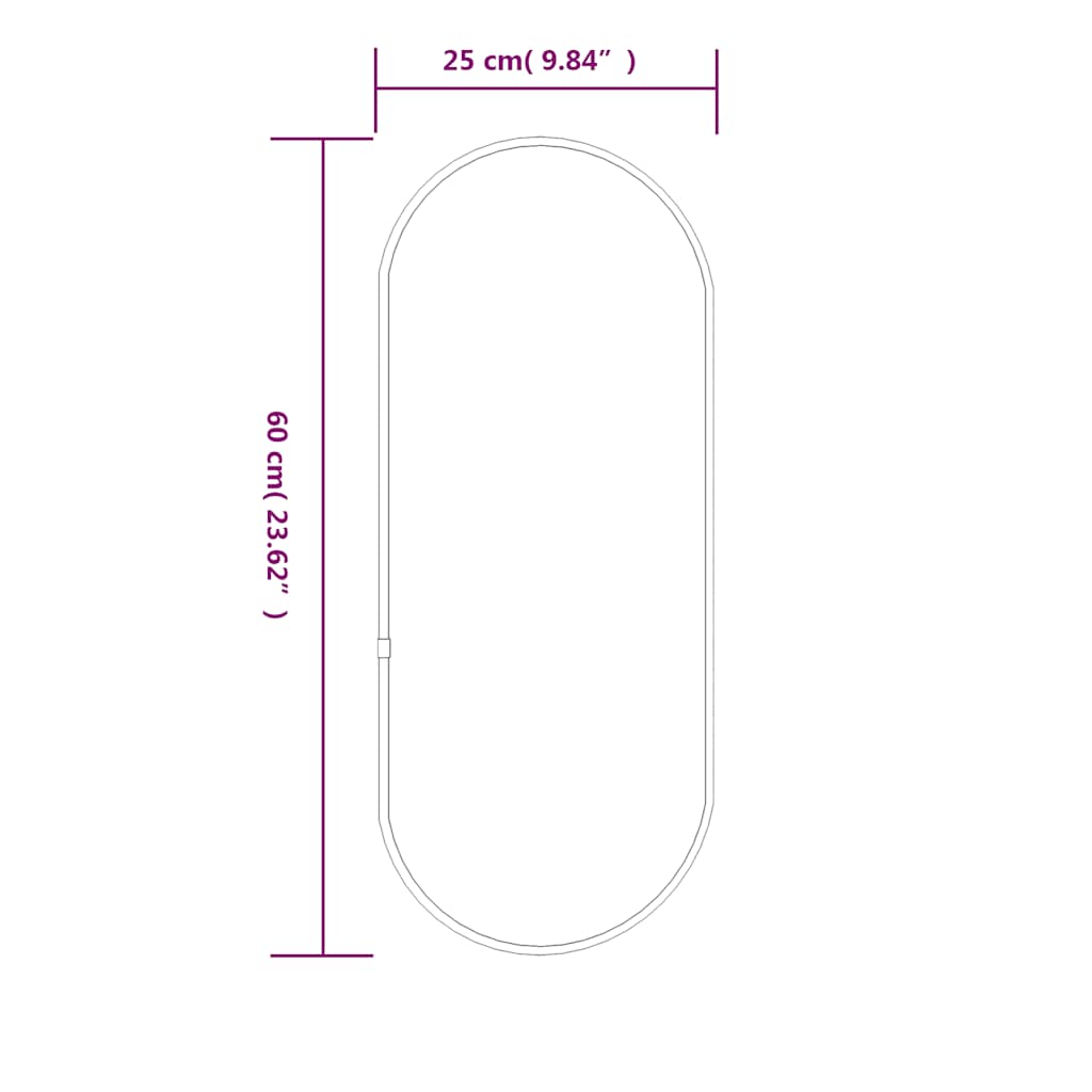 Wall Mirror Oval