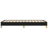 Bed Frame without Mattress Black 90x190 cm Single Single Fabric