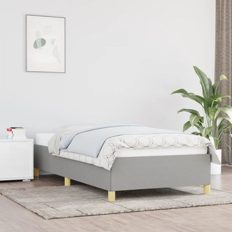 Bed Frame Without Mattress 90X190 Cm Single Single Fabric