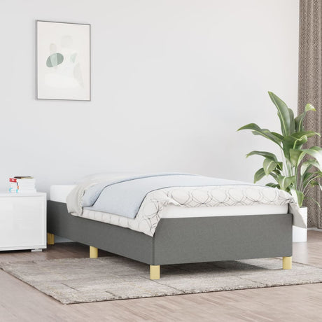 Bed Frame Without Mattress 90X190 Cm Single Single Fabric
