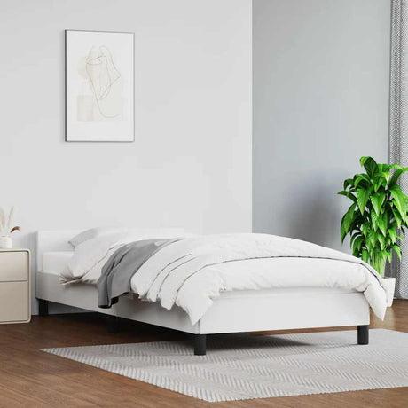 Bed Frame Without Mattress 180X200Cm Super King Faux Leather