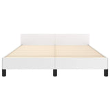 Bed Frame Without Mattress 180X200Cm Super King Faux Leather