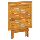 Outdoor Deck Chair With Table Solid Wood Acacia And Textilene