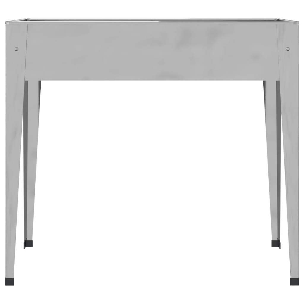 Garden Planter 100.5X40.5X90 Cm Galvanised Steel