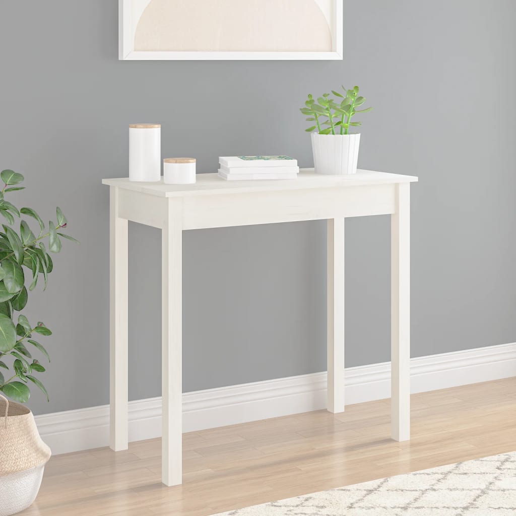 Console Table 110X40X75 Cm Solid Wood Pine