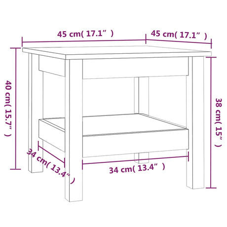 Coffee Table Solid Wood Pine