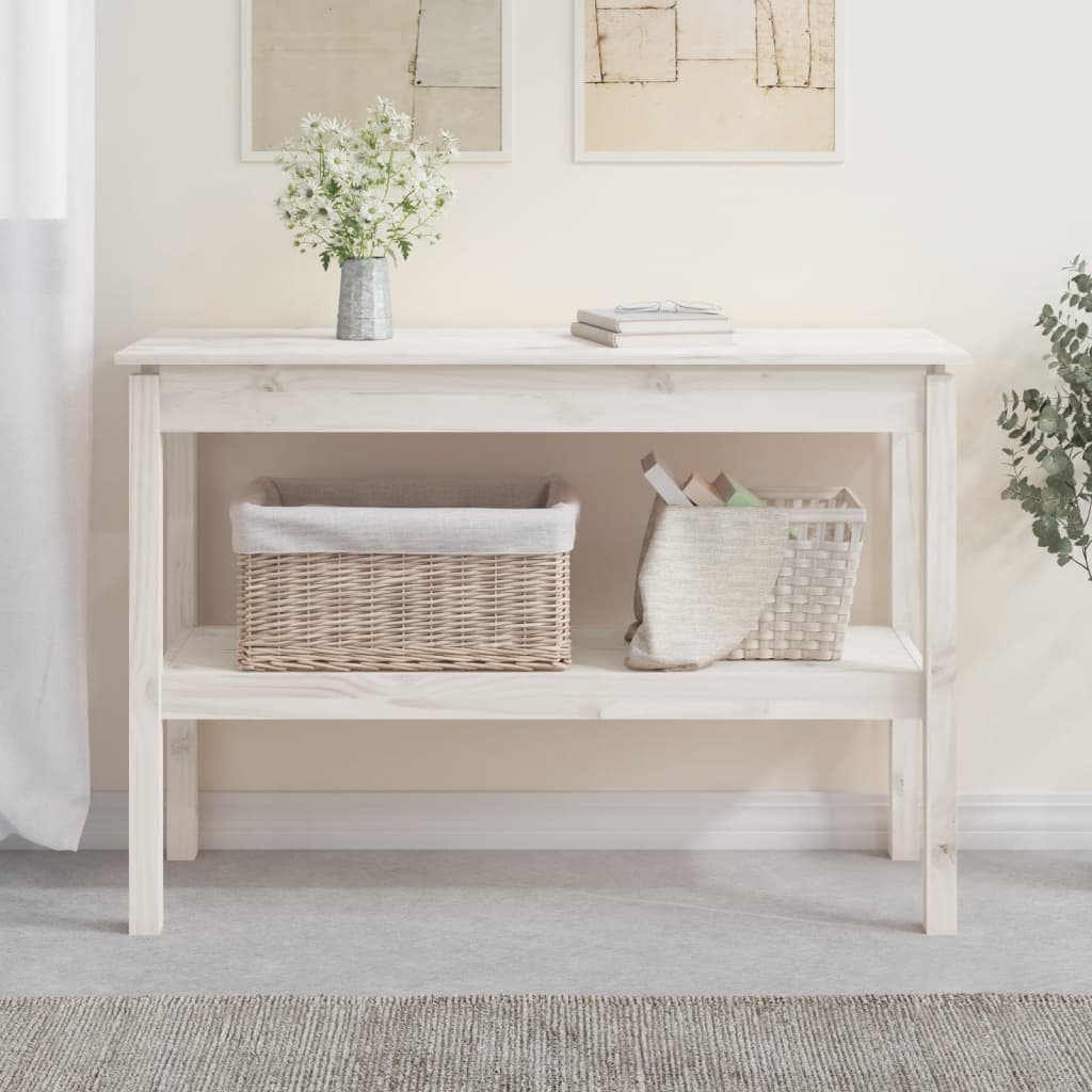 Console Table 80X40X75 Cm Solid Wood Pine