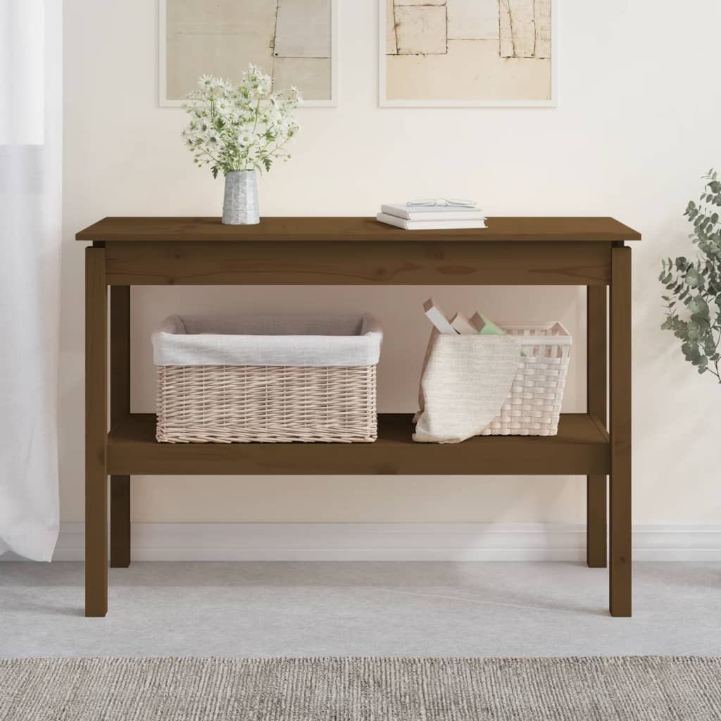 Console Table 80X40X75 Cm Solid Wood Pine