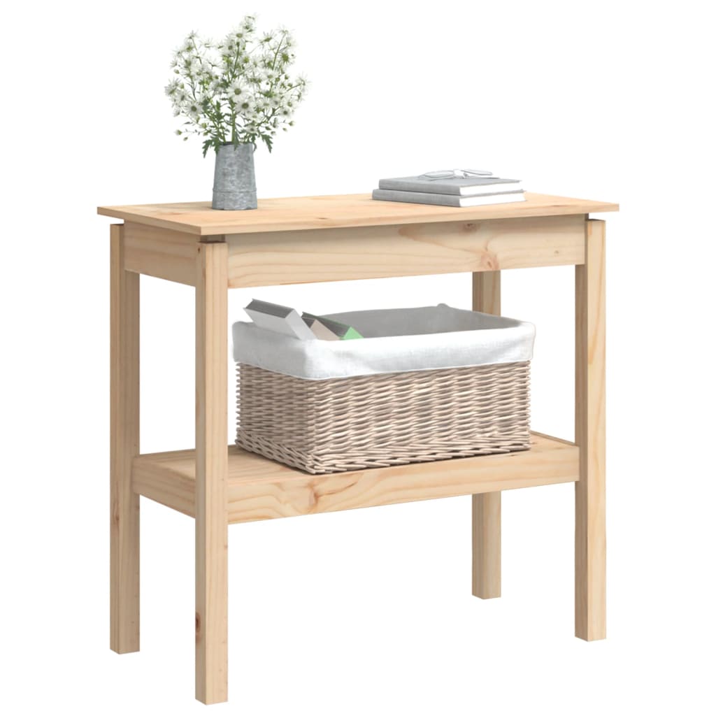 Console Table 80X40X75 Cm Solid Wood Pine