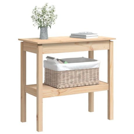Console Table 80X40X75 Cm Solid Wood Pine