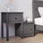 Bedside Cabinet 79.5X38X65.5 Cm Solid Wood Pine