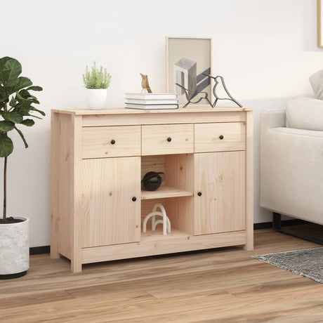 Sideboard 100X35X74,5 Cm Solid Wood Pine