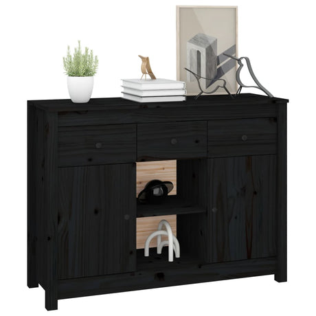 Sideboard 100X35X74,5 Cm Solid Wood Pine