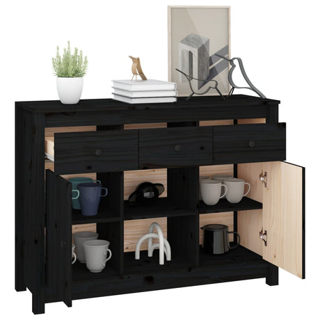 Sideboard 100X35X74,5 Cm Solid Wood Pine