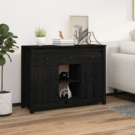 Sideboard 100X35X74,5 Cm Solid Wood Pine