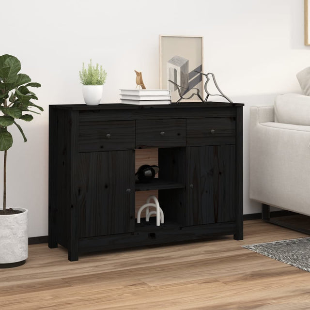Sideboard 100X35X74,5 Cm Solid Wood Pine