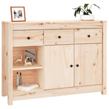 Sideboard 100X35X74 Cm Solid Wood Pine