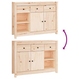 Sideboard 100X35X74 Cm Solid Wood Pine
