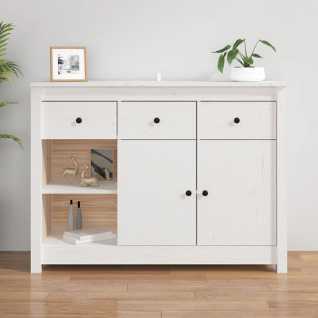 Sideboard 100X35X74 Cm Solid Wood Pine
