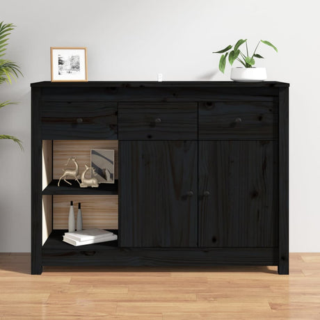 Sideboard 100X35X74 Cm Solid Wood Pine