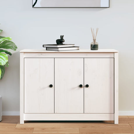 Sideboard 100X35X74 Cm Solid Wood Pine