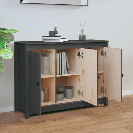 Sideboard 100X35X74 Cm Solid Wood Pine