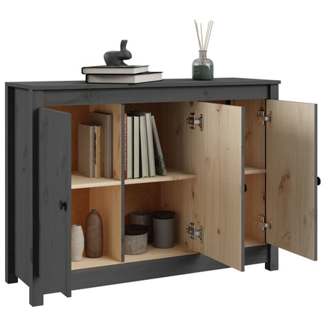 Sideboard 100X35X74 Cm Solid Wood Pine