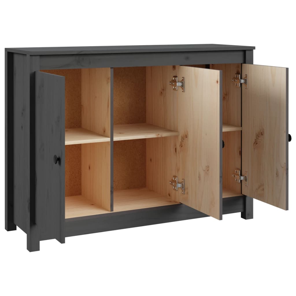 Sideboard 100X35X74 Cm Solid Wood Pine