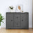 Sideboard 100X35X74 Cm Solid Wood Pine