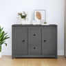 Sideboard 100X35X74 Cm Solid Wood Pine