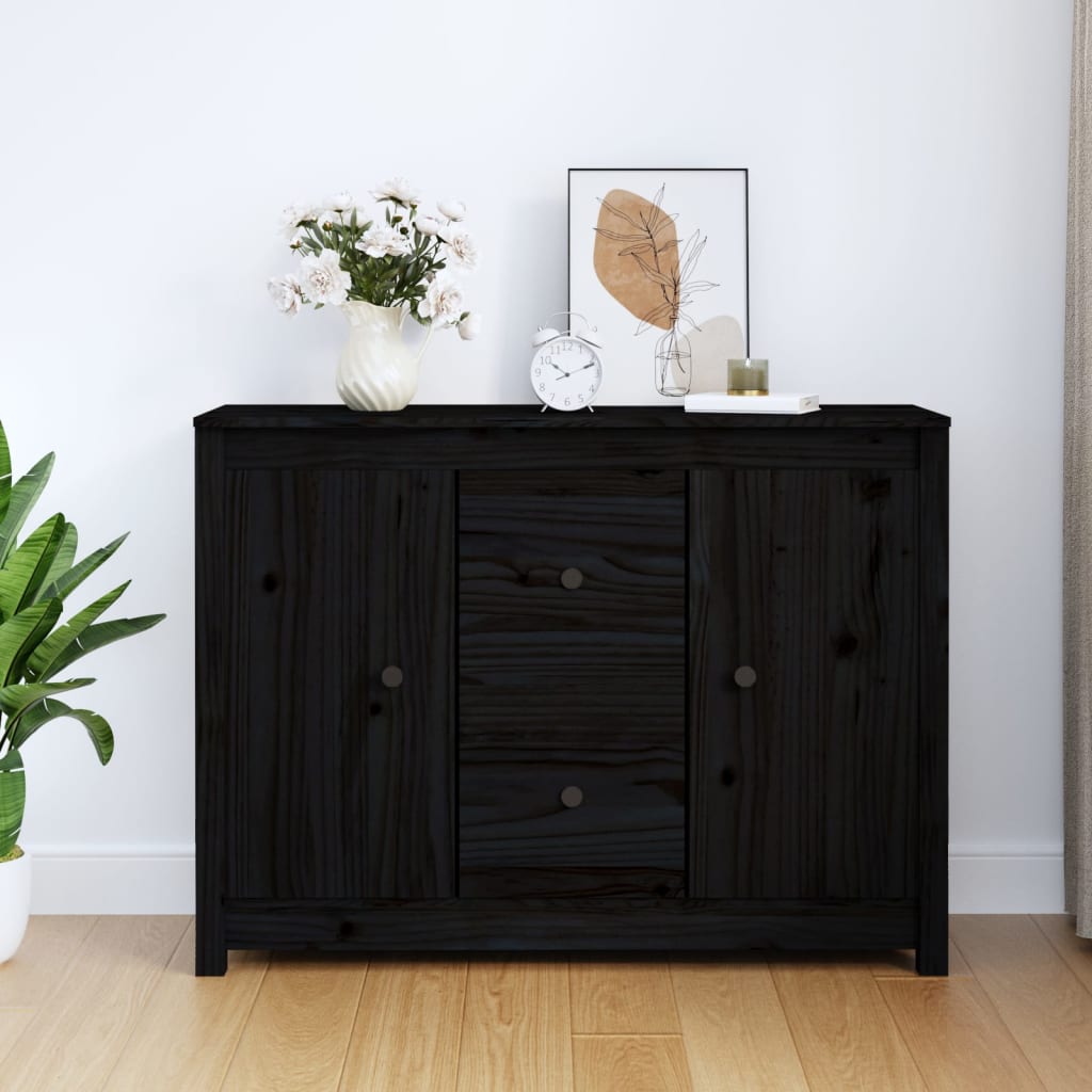 Sideboard 100X35X74 Cm Solid Wood Pine