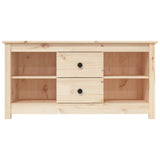 TV Cabinet 103x36.5x52 cm Solid Wood Pine