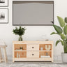 Tv Cabinet 103X36.5X52 Cm Solid Wood Pine