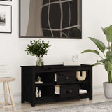 Tv Cabinet 103X36.5X52 Cm Solid Wood Pine