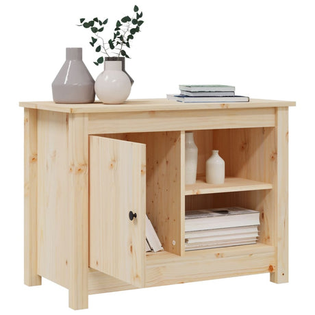 Tv Cabinet 70X36.5X52 Cm Solid Wood Pine