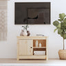 Tv Cabinet 70X36.5X52 Cm Solid Wood Pine