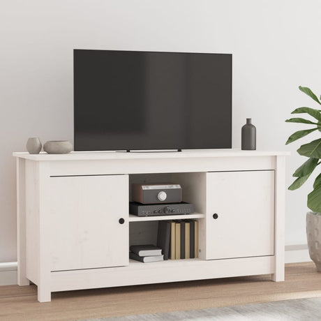 Tv Cabinet 103X36.5X52 Cm Solid Wood Pine