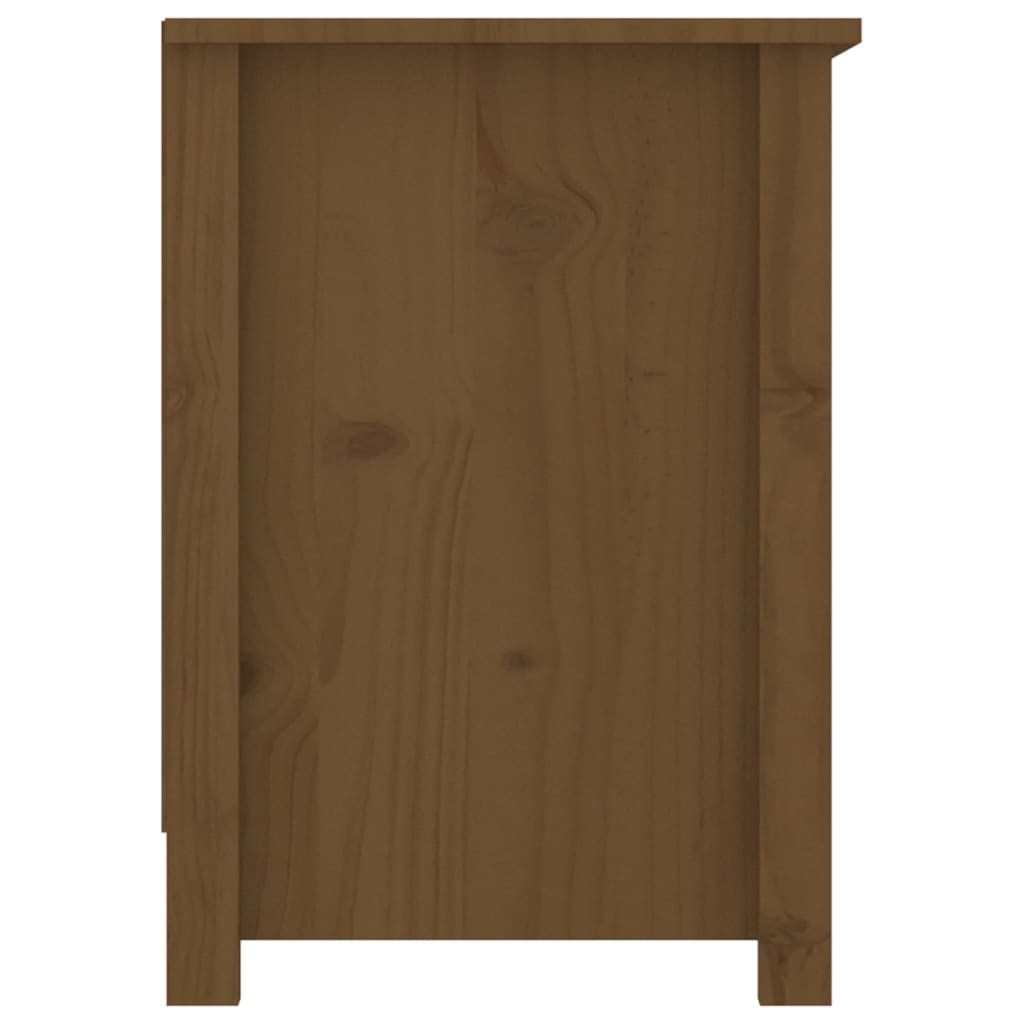 Tv Cabinet 103X36.5X52 Cm Solid Wood Pine