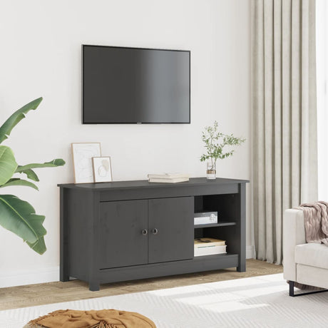 Tv Cabinet 103X36.5X52 Cm Solid Wood Pine