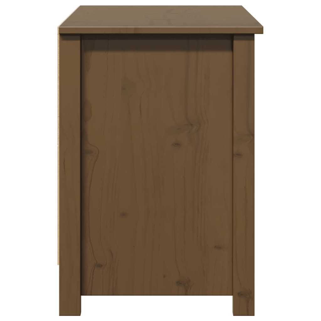 Tv Cabinet 103X36.5X52 Cm Solid Wood Pine
