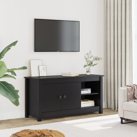 Tv Cabinet 103X36.5X52 Cm Solid Wood Pine