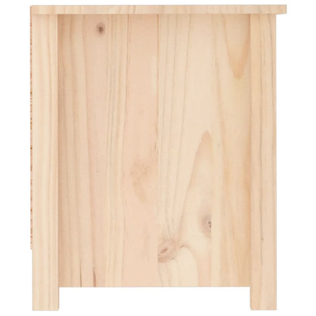Shoe Cabinet 110X38X45.5 Cm Solid Wood Pine