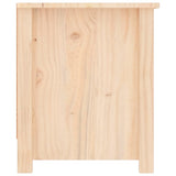 Shoe Cabinet 110X38X45.5 Cm Solid Wood Pine