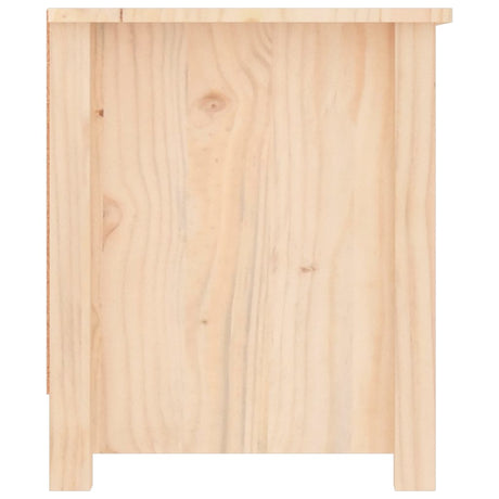 Shoe Cabinet 110X38X45.5 Cm Solid Wood Pine