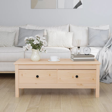 Coffee Table 100X50X40 Cm Solid Wood Pine