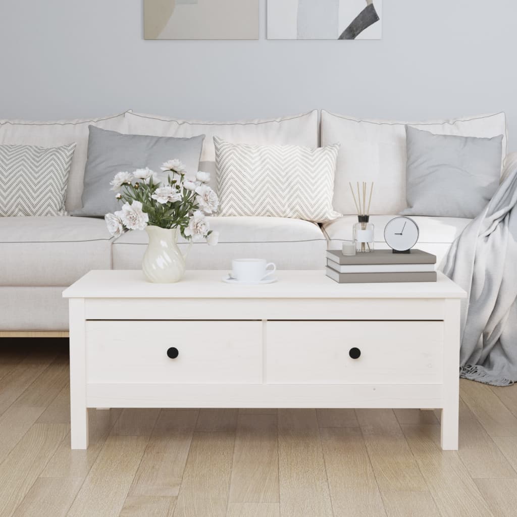 Coffee Table 100X50X40 Cm Solid Wood Pine