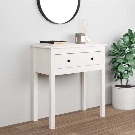 Console Table 70X35X75 Cm Solid Wood Pine