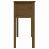 Console Table Honey Brown 70x35x75 cm Solid Wood Pine