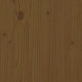 Console Table Honey Brown 70x35x75 cm Solid Wood Pine