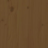 Console Table Honey Brown 100x35x75 cm Solid Wood Pine